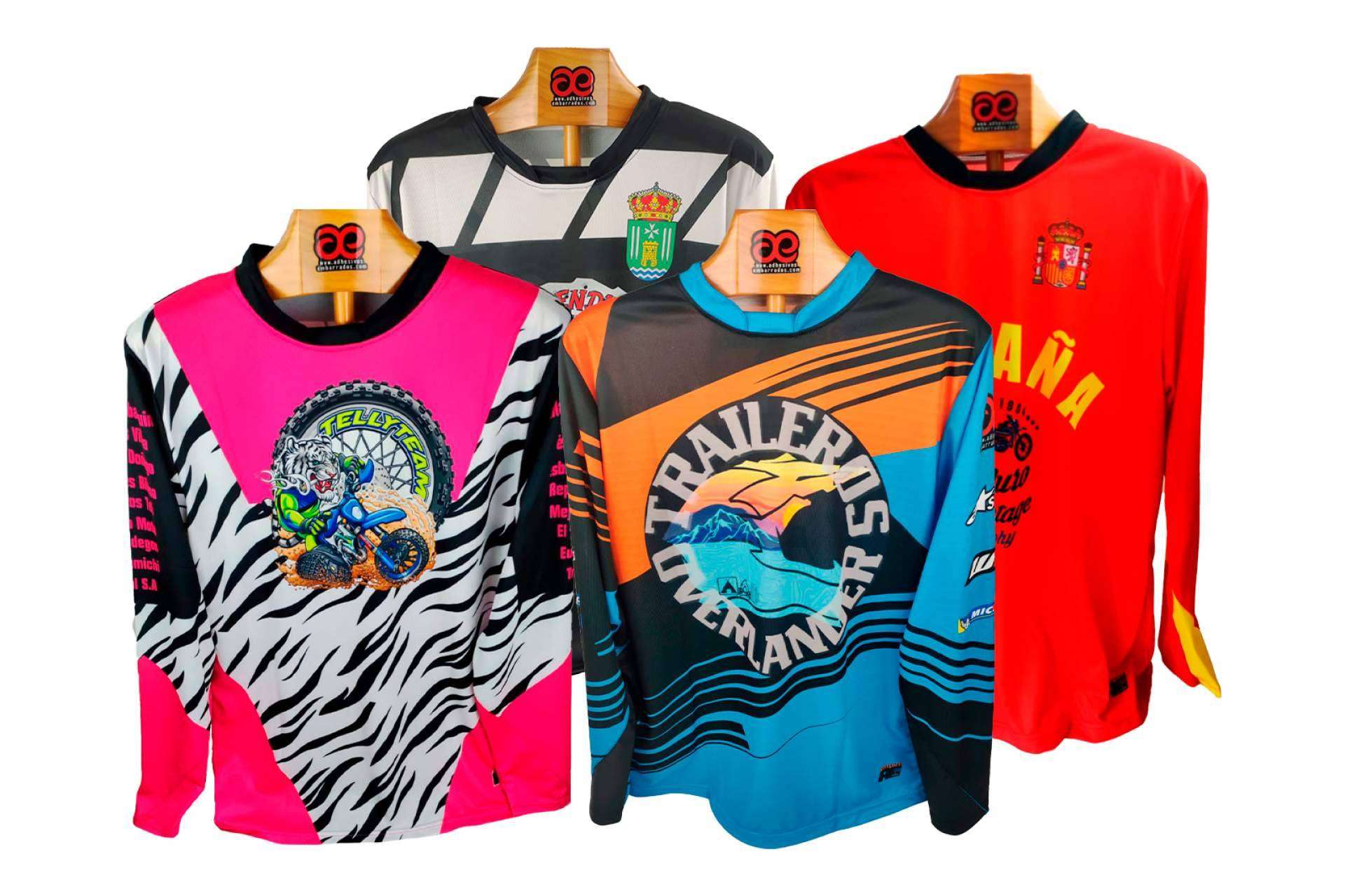 Camisetas personalizadas de motocross, de la mano de ADHESIVOSEMBARRADOS