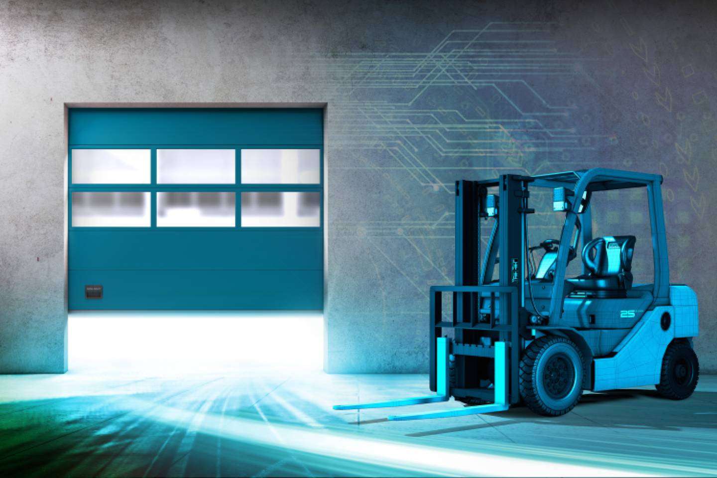 Funcionalidad, seguridad y aislamiento para instalaciones industriales con las puertas seccionales de ASSA ABLOY
