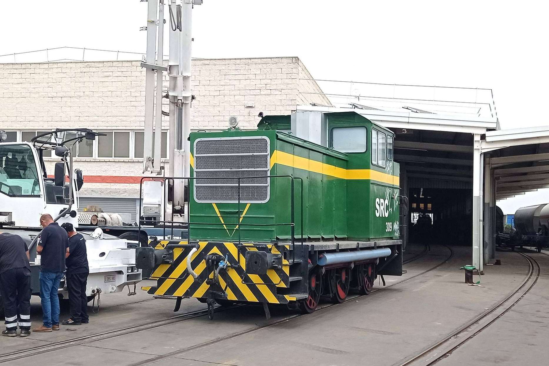 Cómo fue la puesta a punto de la histórica locomotora Ex RENFE 10463