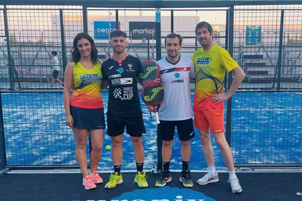 El patrocinador del campeonato de pádel en Zaragoza es Padel Miraflores