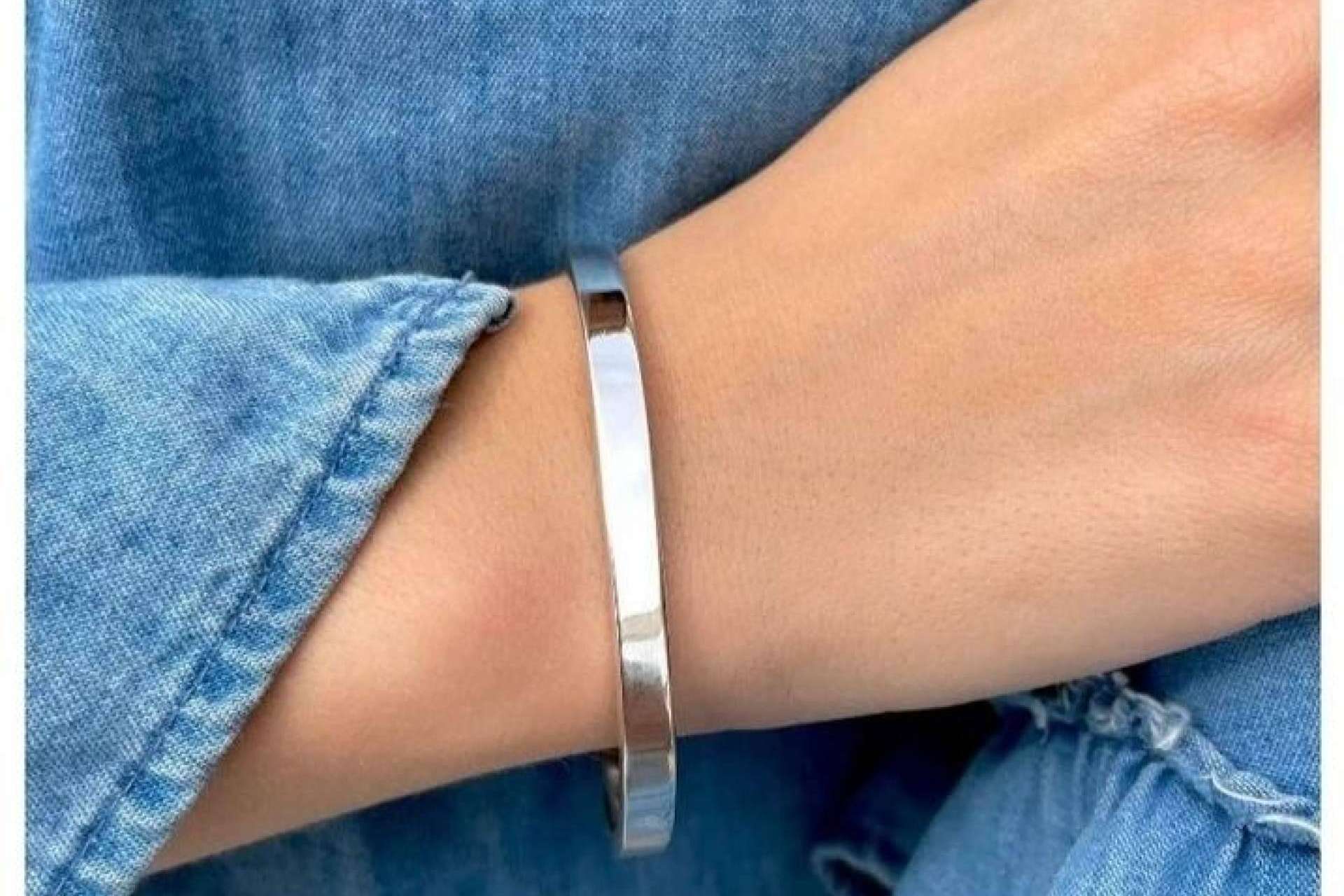 Pulsera de plata de moda en Enigma Plata