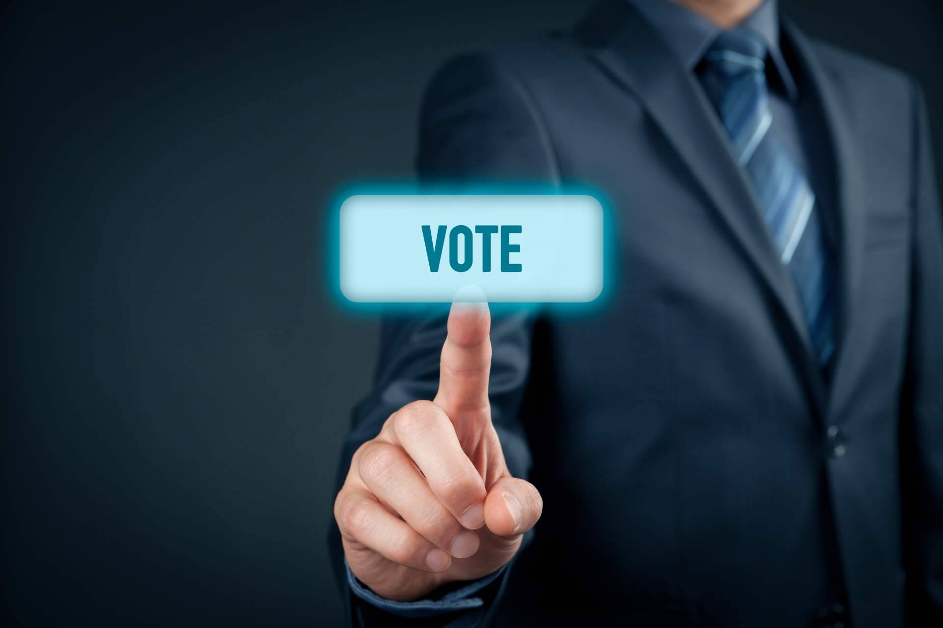 Sistema de votación electrónica en tiempo real de Custom Vote