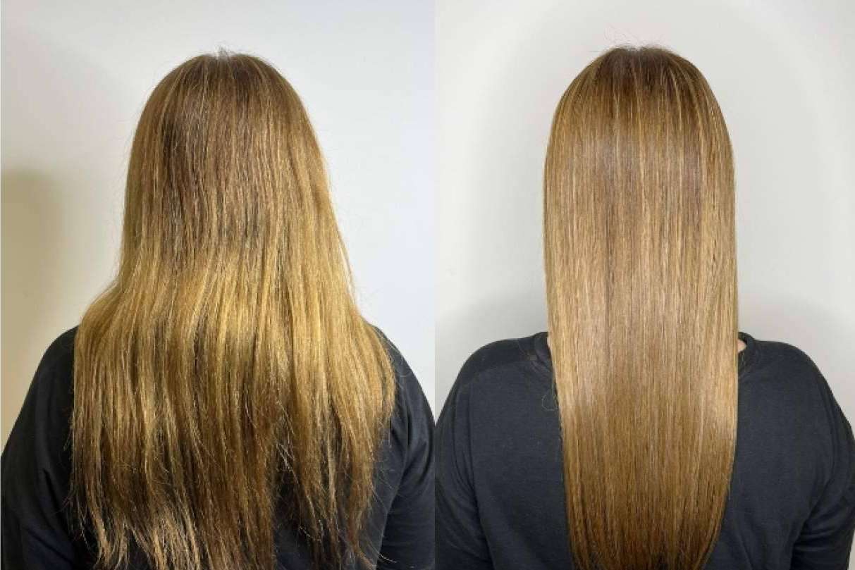 Control volumen y brillo del pelo, con el tratamiento intensivo de Keratin Europa