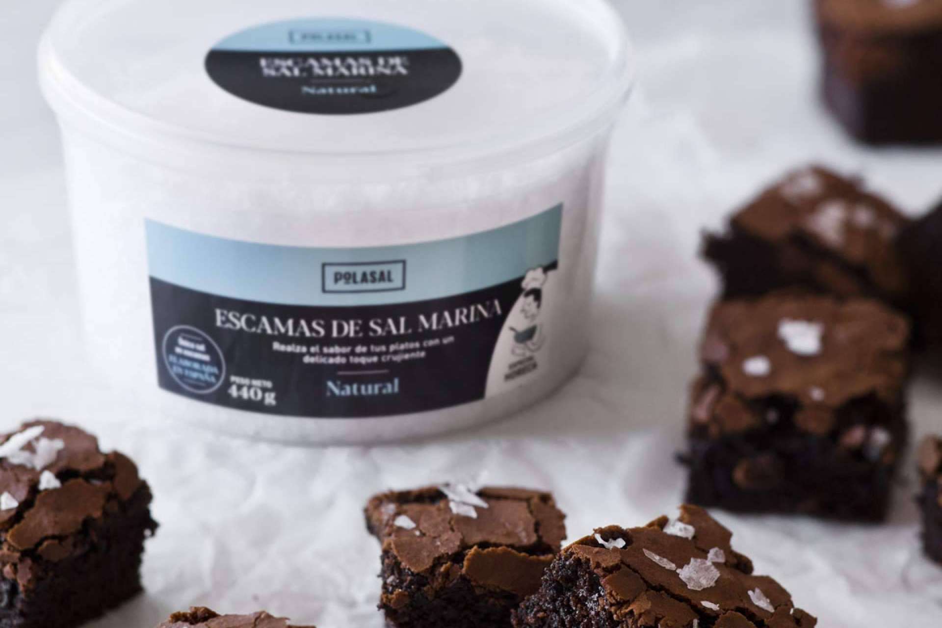Escamas de sal marina gourmet, de la mano de Bras del Port