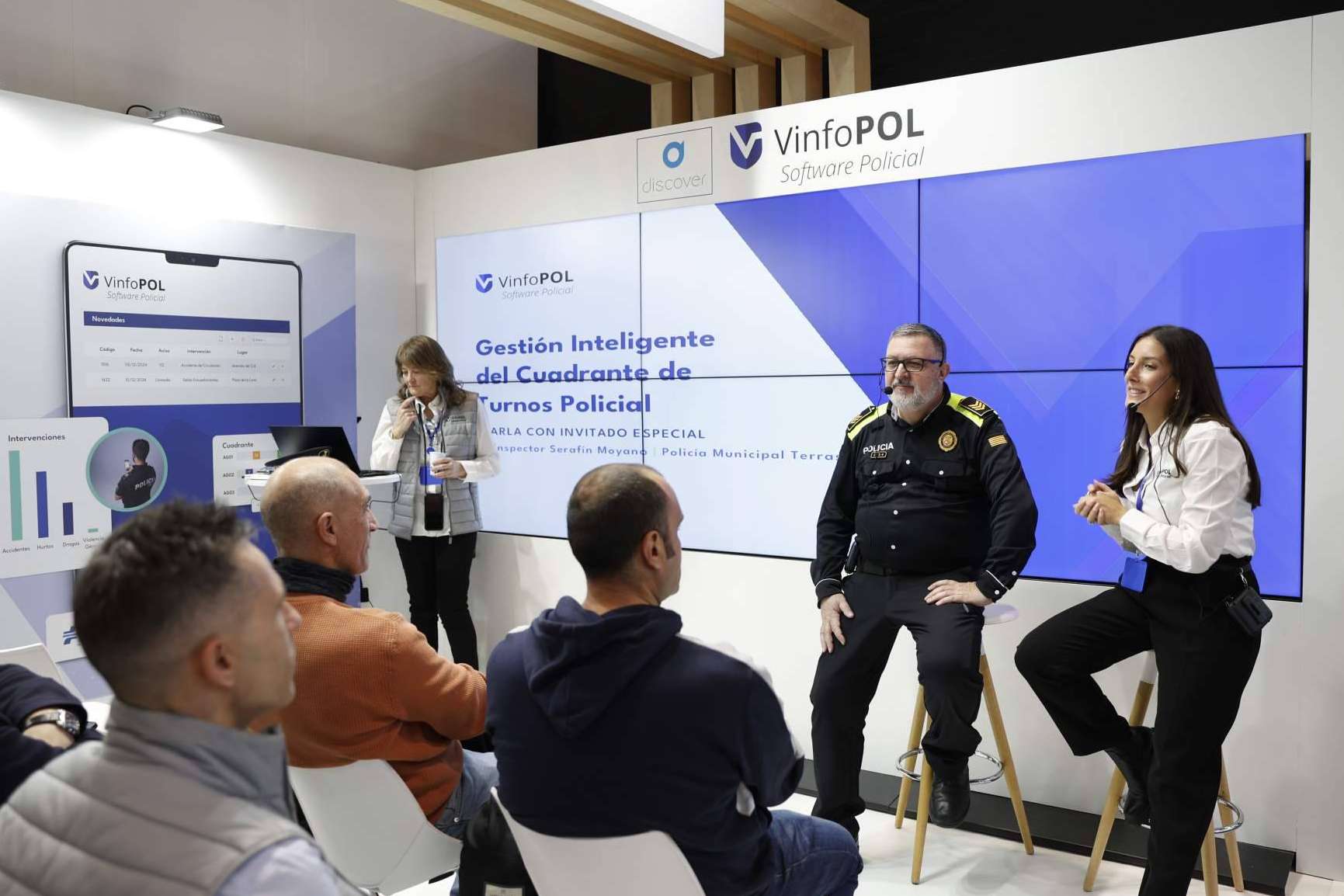VinfoPOL y Discover, los software policiales que rompen récords de asistencia en SICUR 2024