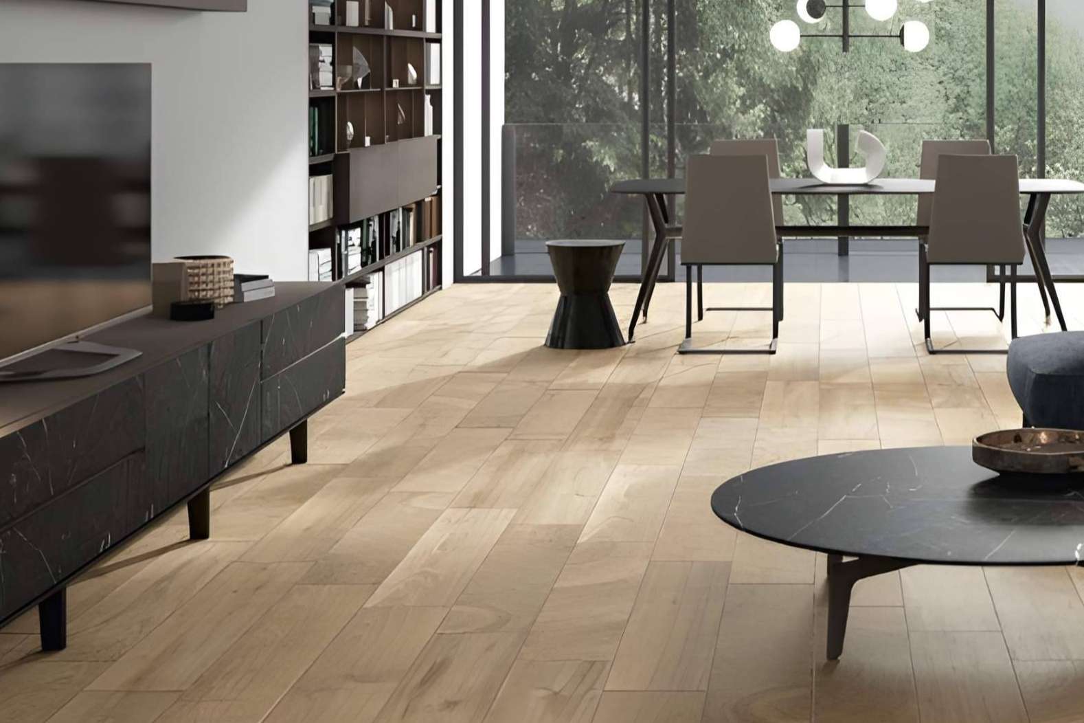 Las ventajas y cuidados de los suelos porcelánicos imitación madera que vende Mundo Cerámicas