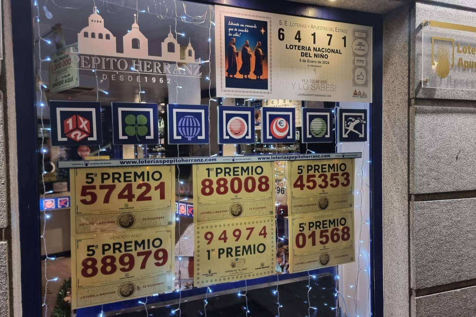 Loterías Pepito Herranz, una administración con un destacable historial de éxito en los 'Gordos' del Niño y de Navidad