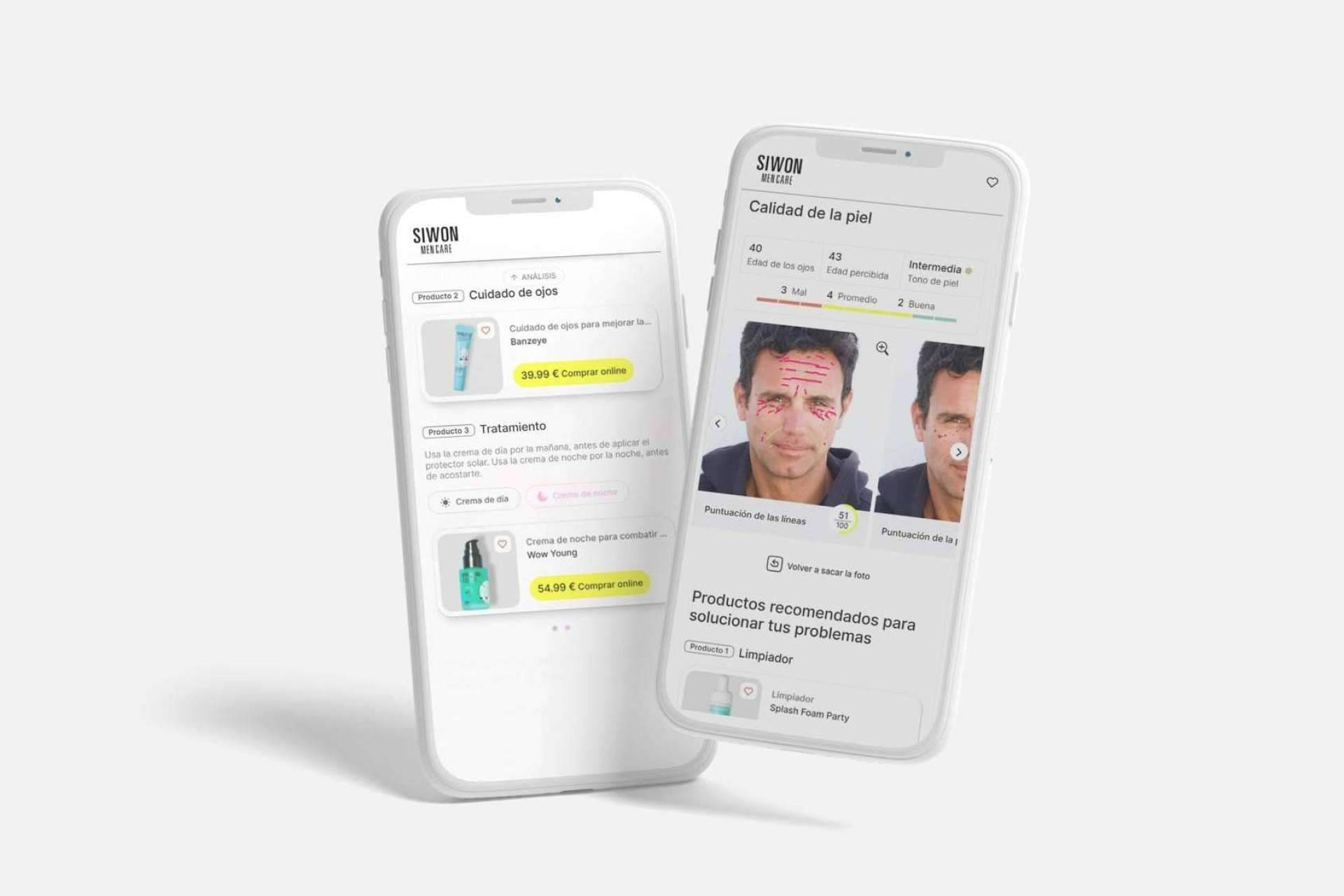 Siwon introduce un diagnóstico y cuidado de la piel masculina con tecnología IA