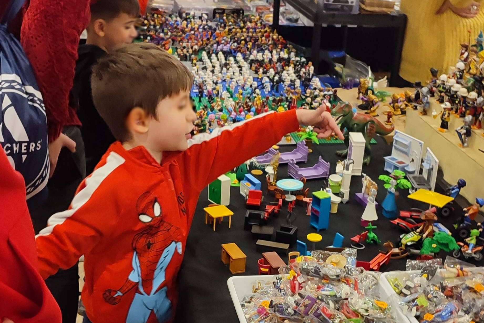 Superhéroes en el Mercado del Juguete de Madrid
