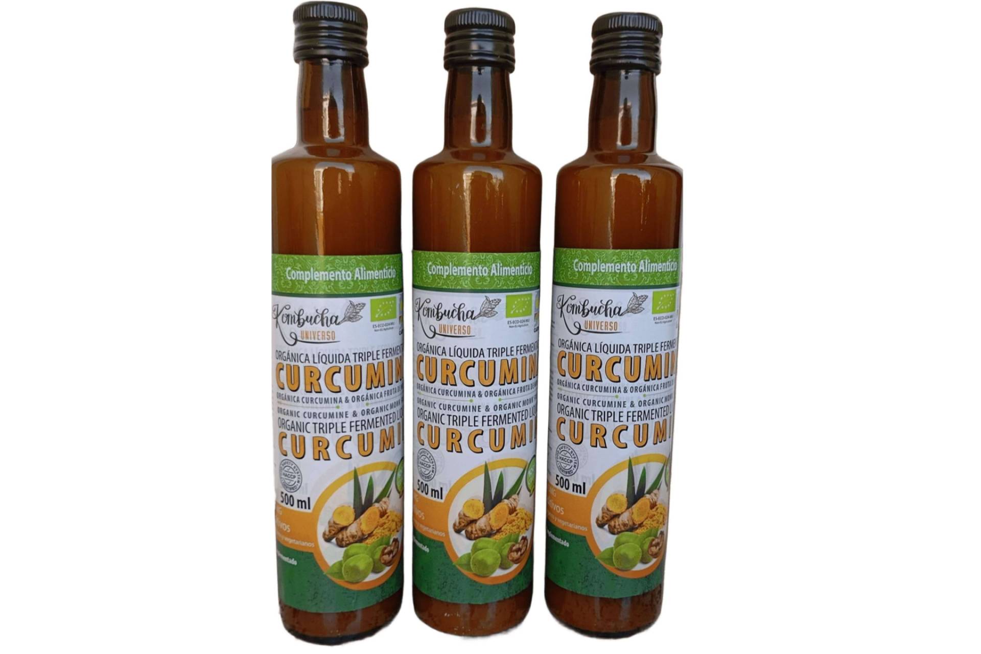 Los múltiples beneficios que aporta la Curcumina con Fruta de Monje sin azúcar de Kombucha Universo