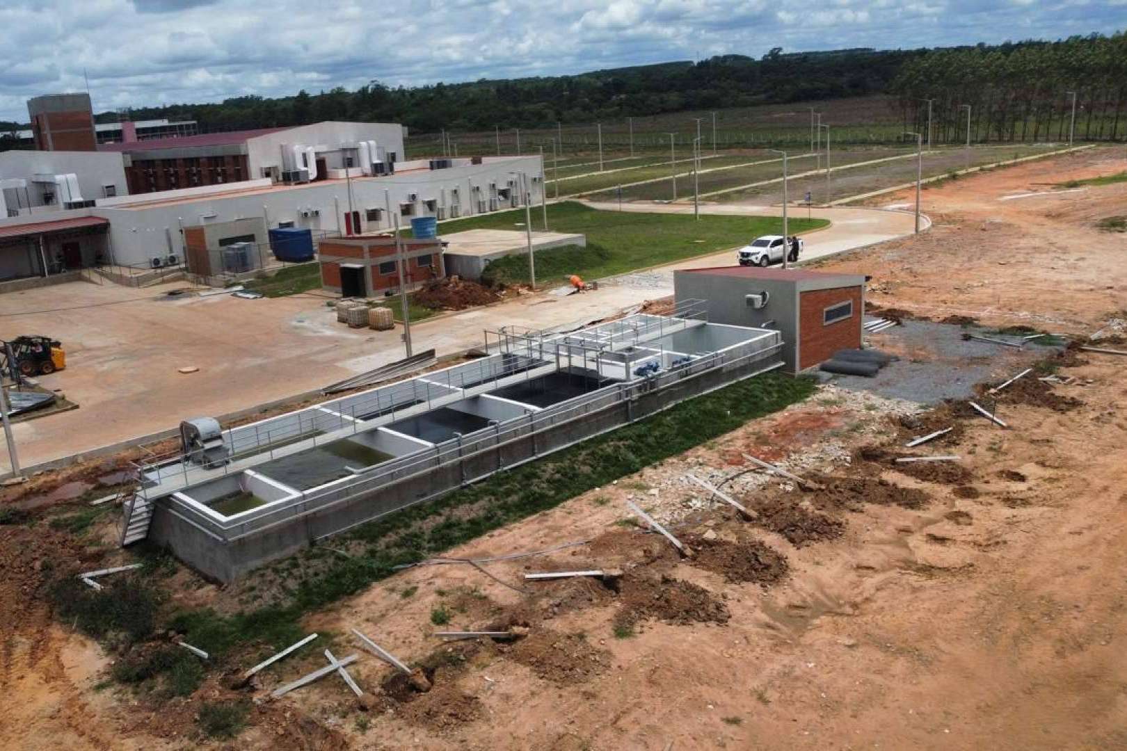 Salher ha instalado una planta de tratamiento de aguas residuales para el Gran Hospital de Coronel Oviedo