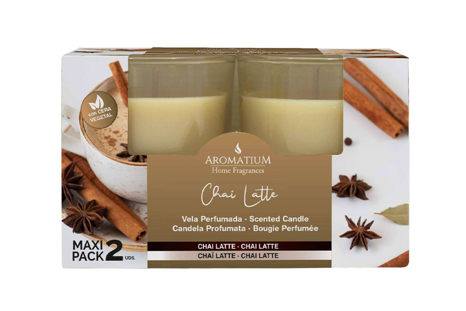 La vela Chai Latte de Aromatium, un soplo de calidez y sofisticación al hogar