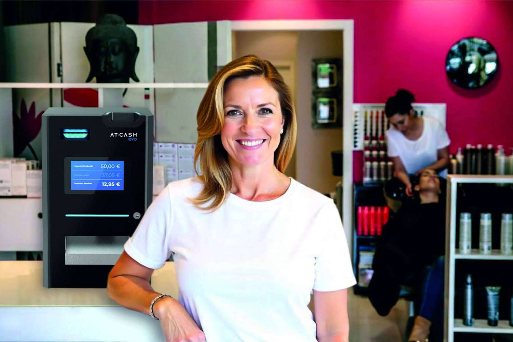 Eficiencia y ahorro con AT-CASH EVO, la nueva solución de autocobro para espacios reducidos