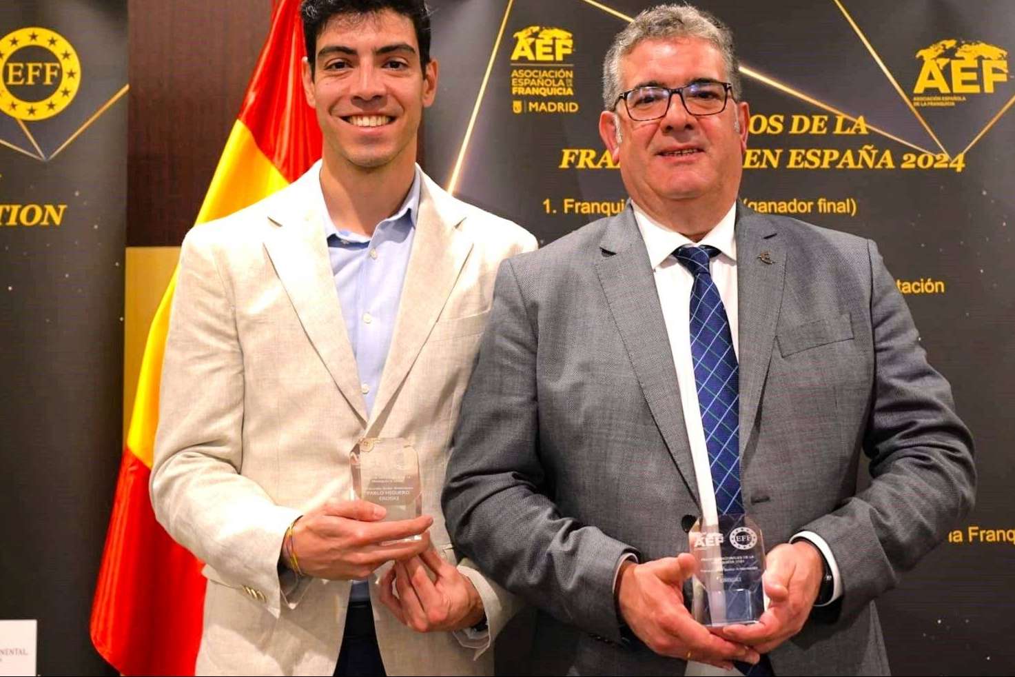 En las categorías de 'Franquiciador del año' y 'Franquiciado del año' en el sector Alimentación