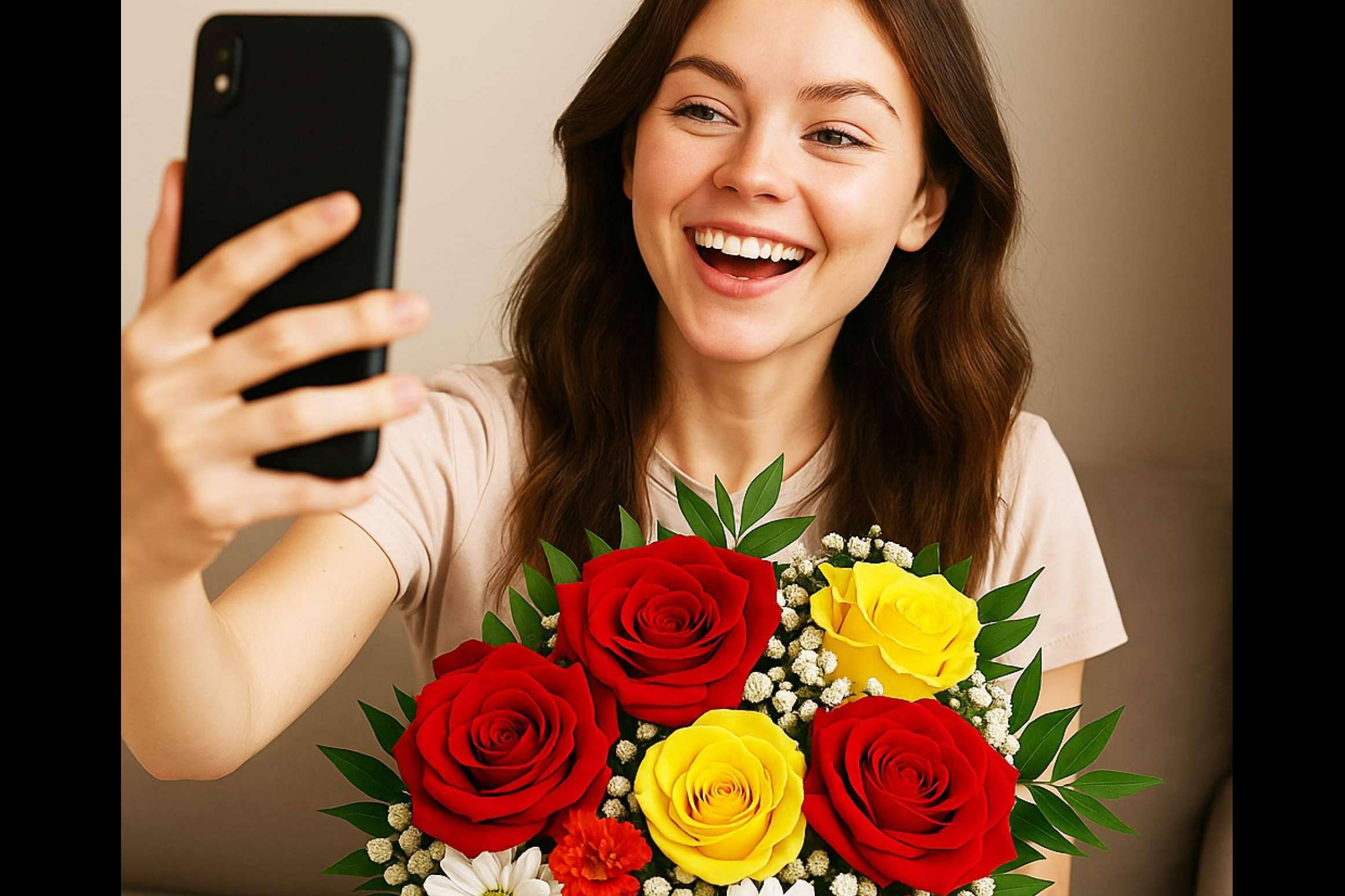 Ramos de flores con video mensaje; así innova teleROSA en el arte de regalar