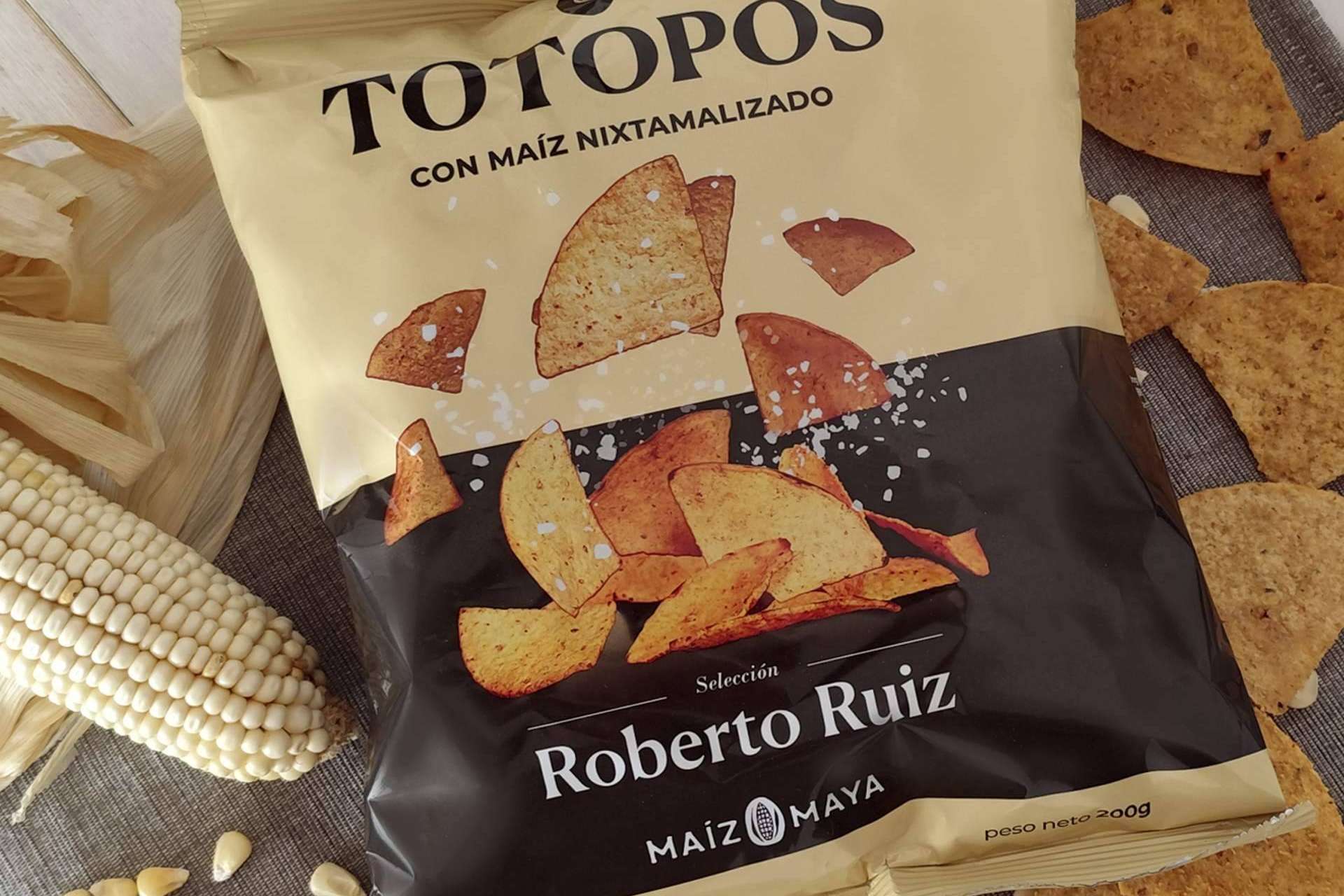 Gastronomía de autor; Maíz Maya y Roberto Ruiz lanzan unos totopos con sabor mexicano auténtico