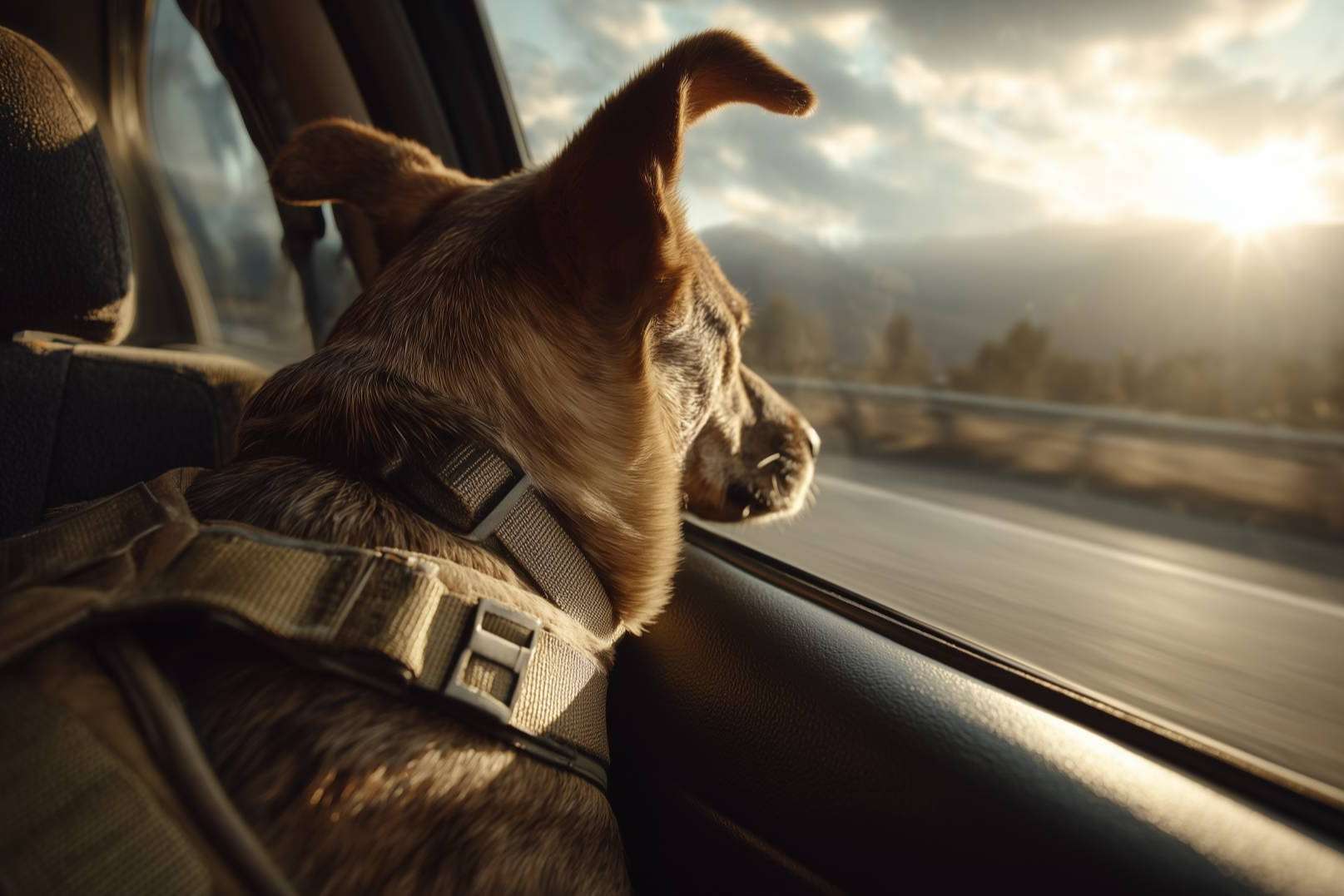 Viajar con perro en verano 2025; claves de la normativa DGT y de los sistemas más seguros