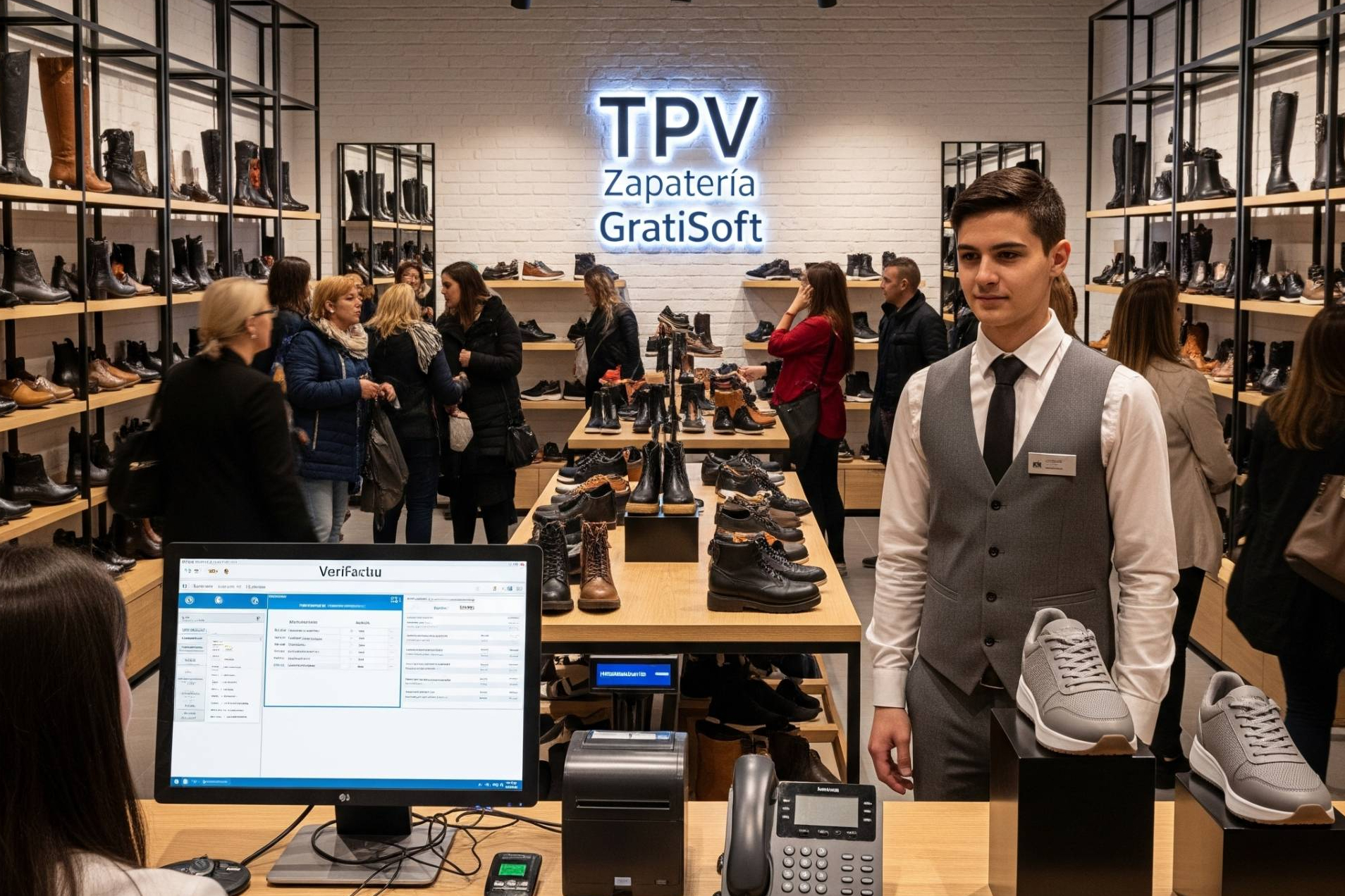 TPV zapatería, Gratisoft lanza un programa especializado para la gestión eficaz de tiendas de calzado