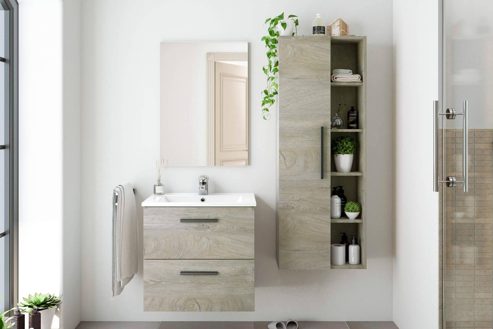 Últimas unidades de los muebles de baño con lavabo en Top Mueble