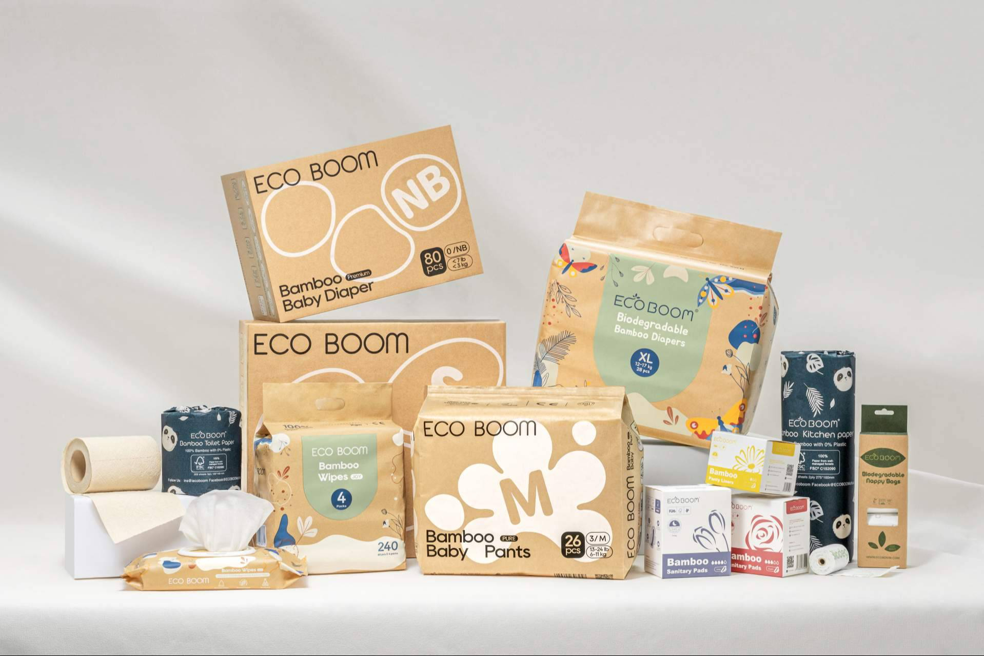 Productos biodegradables y consumo responsable, Eco Boom se posiciona en el cuidado del bebé y la higiene íntima