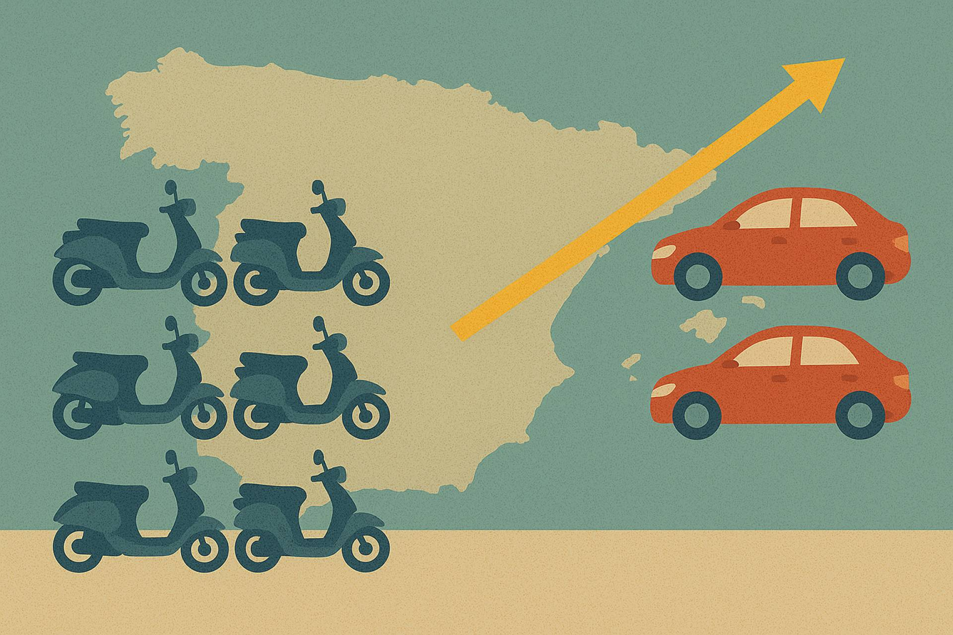 Crece el uso de la moto en entornos urbanos como respuesta al alza del coste de vida en España