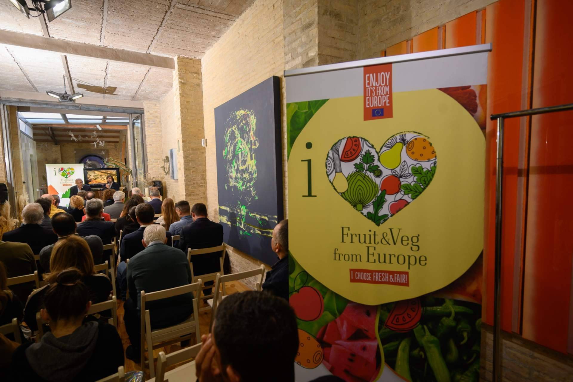 I LOVE FRUIT & VEG FROM EUROPE impulsa el consumo de fruta y verdura europea en Valencia