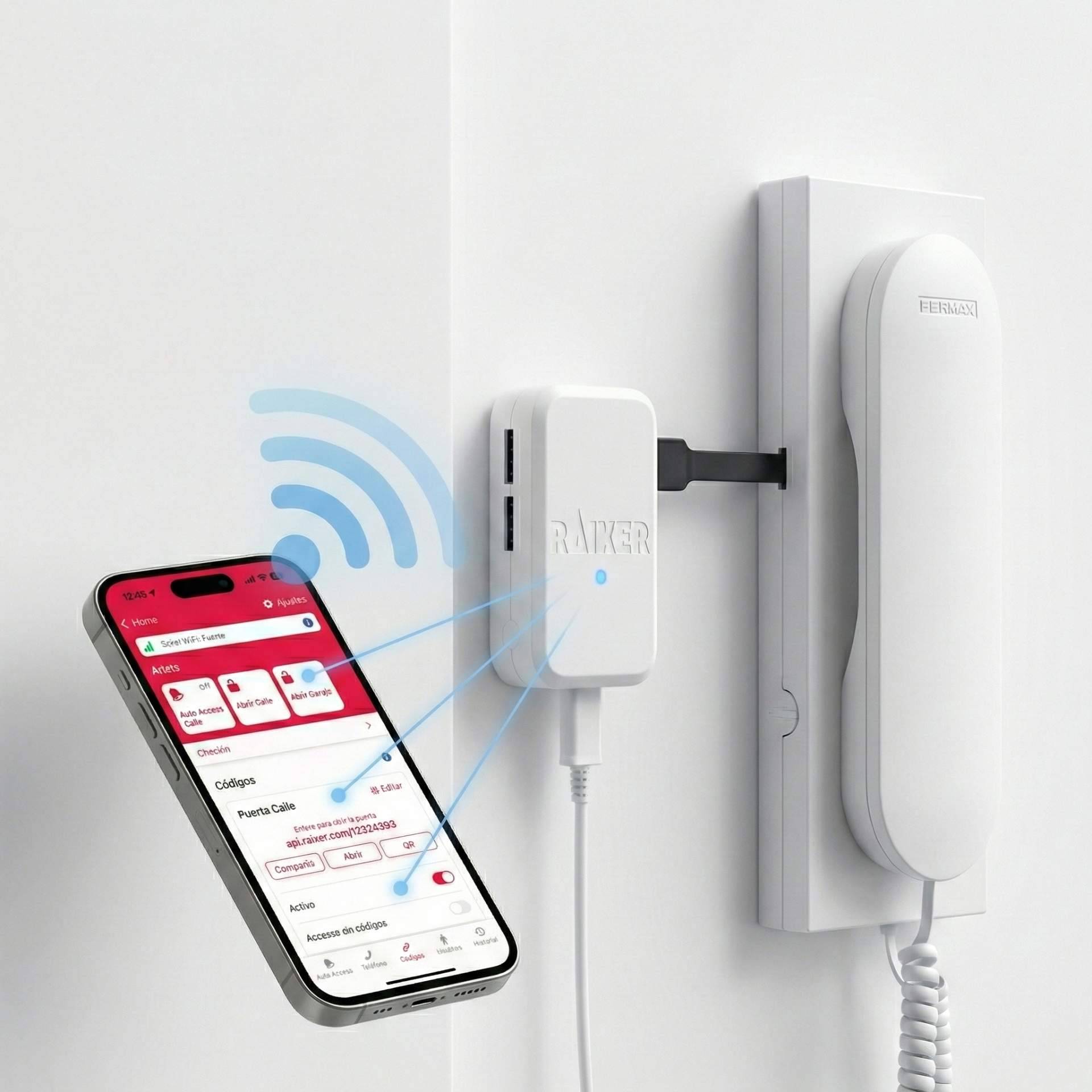 Abrir el portal y la puerta desde el móvil ya es posible con la cerradura inteligente de Raixer